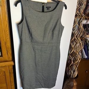 Ann Taylor Dotted Black And White Dress
